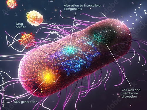 Nanomaterials used against antibiotic-resistant bacteria
