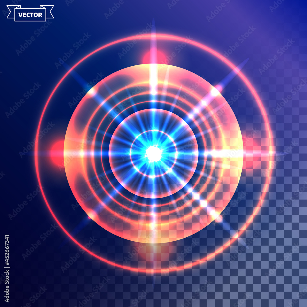 Transparent light effect. Vector illustration. Transparent light effect. Vector illustration.