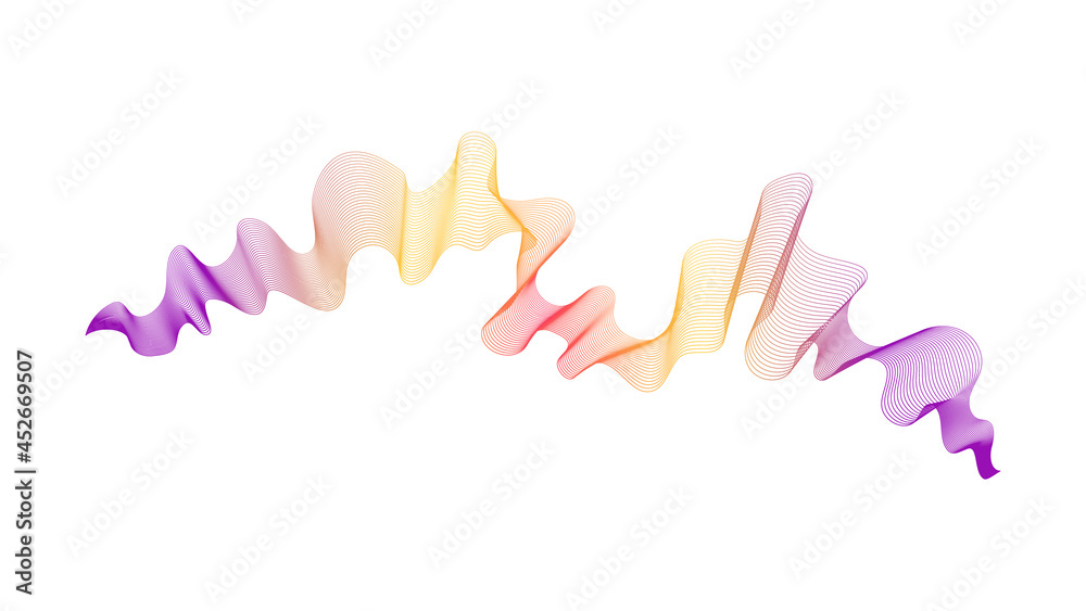 Abstract backdrop with wave gradient lines Abstract backdrop with wave gradient lines