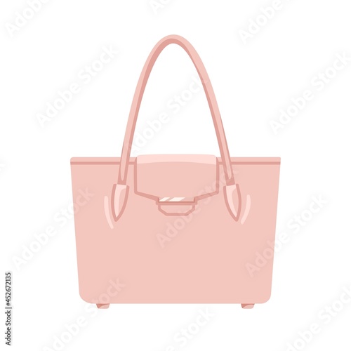 Women fashion hand bag with single top handle. Handleheld handbag with small ...
