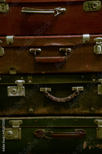 old suitcases from the 30s-60s