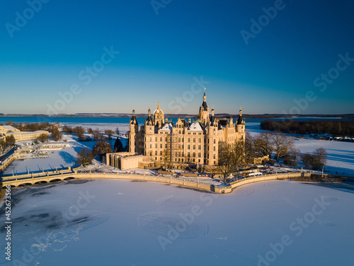 Das Schweriner Schloss im Winter