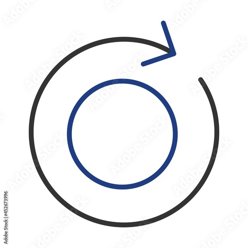 Reload Vector Line Two Color Icon
