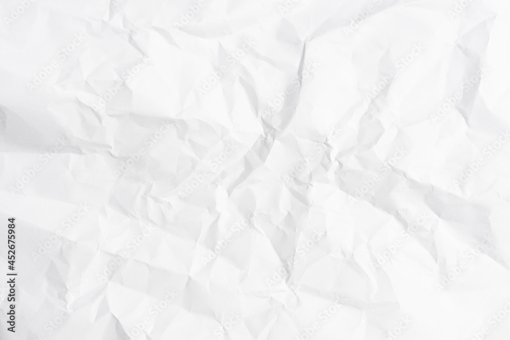 White crumpled paper texture background. White crumpled paper texture background.