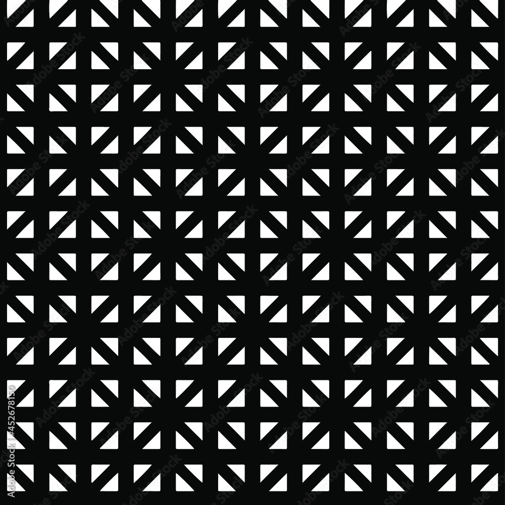 Seamless vector pattern in geometric ornamental style for wallpapers and backgrounds. Black ornament. Seamless vector pattern in geometric ornamental style for wallpapers and backgrounds. Black ornament.