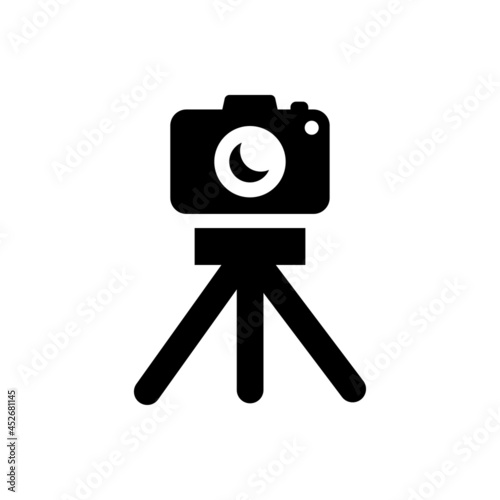Camera tripod icon