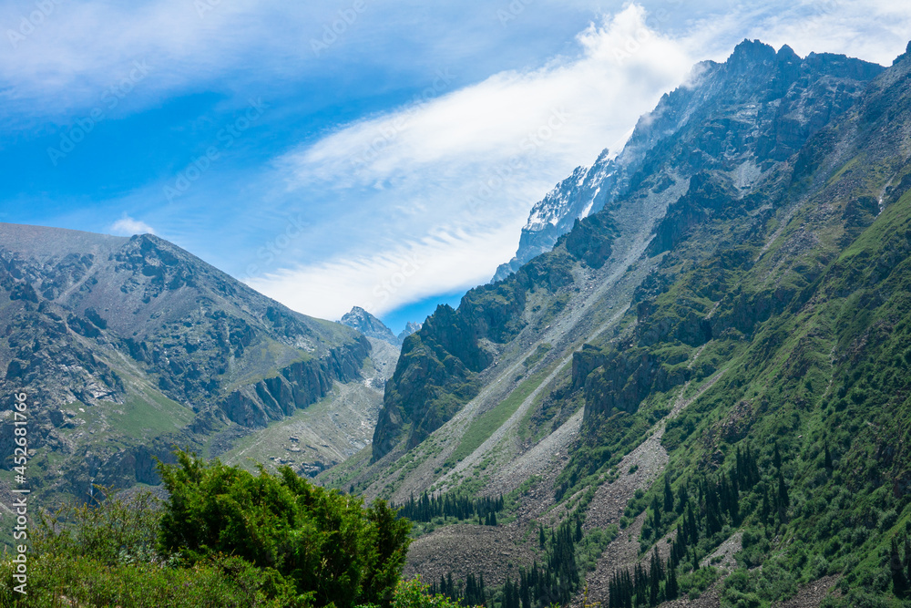 Mountain landscape in summer Mountain landscape in summer