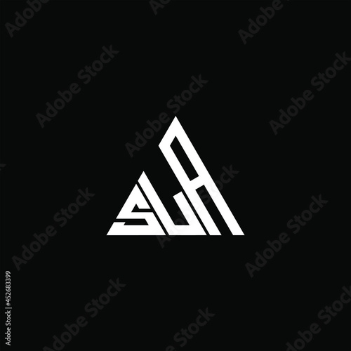 SLA letter logo creative design. SLA unique design
