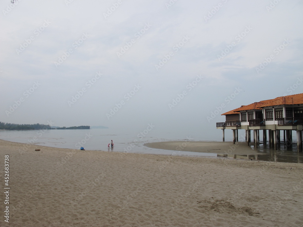 Bangsar South, Kuala Lumpur - 25 July 2019: Landscape of the exterior setting and the environment of a hospitality resort. Bangsar South, Kuala Lumpur - 25 July 2019: Landscape of the exterior setting and the environment of a hospitality resort.