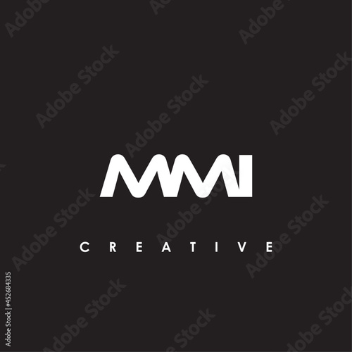 MMI Letter Initial Logo Design Template Vector Illustration