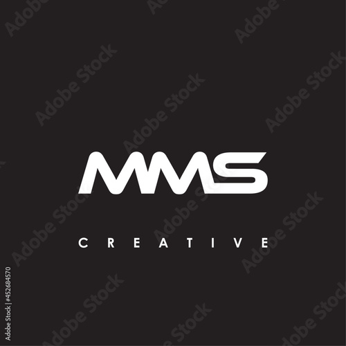 MMS Letter Initial Logo Design Template Vector Illustration photo