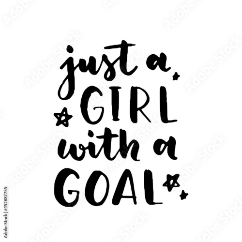 Women's rights quote, phrase. Vector lettering about feminism, woman rights, motivational slogan. Women support and empower, care of yourself, self-care poster.
