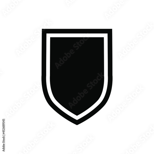 Shild icon vector. Defence illustration sign. Armor symbol. protection logo. security mark.