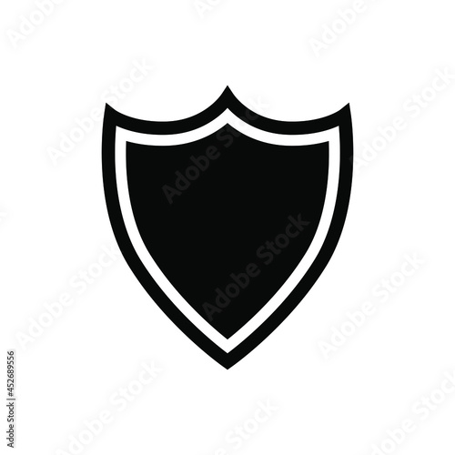 Shild icon vector. Defence illustration sign. Armor symbol. protection logo. security mark.