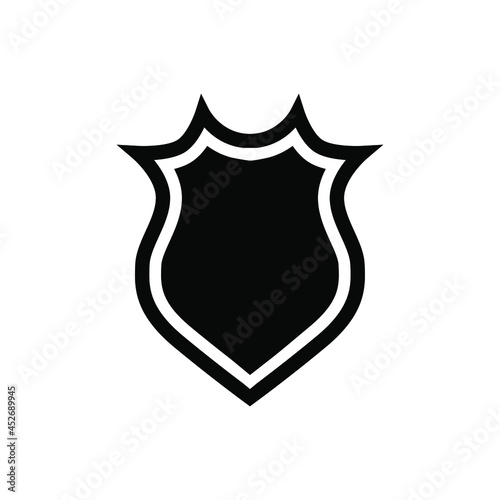 Shild icon vector. Defence illustration sign. Armor symbol. protection logo. security mark.