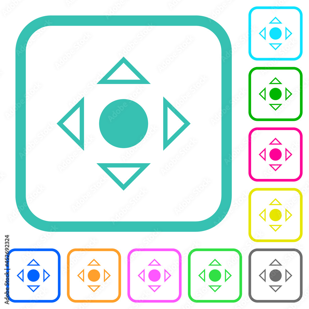 Scrolling tool alternate vivid colored flat icons Scrolling tool alternate vivid colored flat icons