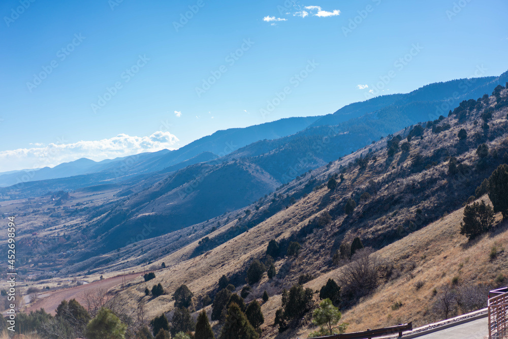 Obraz premium アメリカ合衆国コロラド州デンバーの観光名所を観光している風景 Scenery of sightseeing in Denver, Colorado, USA.