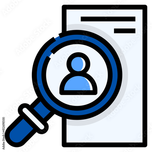 recruitment line icon