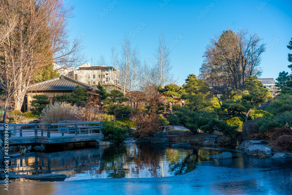 Fototapeta premium アメリカ合衆国コロラド州デンバーの観光名所を観光している風景 Scenery of sightseeing in Denver, Colorado, USA.