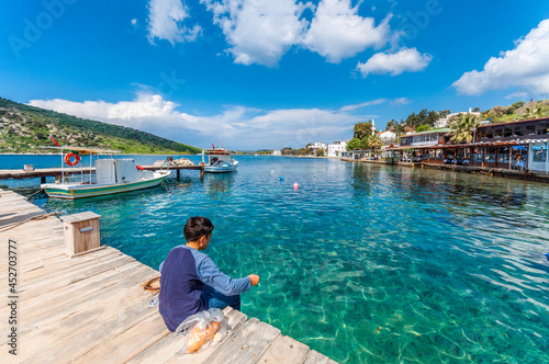 Gumusluk Village Bodrum,Turkey. photo