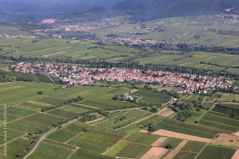 Die Südpfalz aus der Vogelperspektive