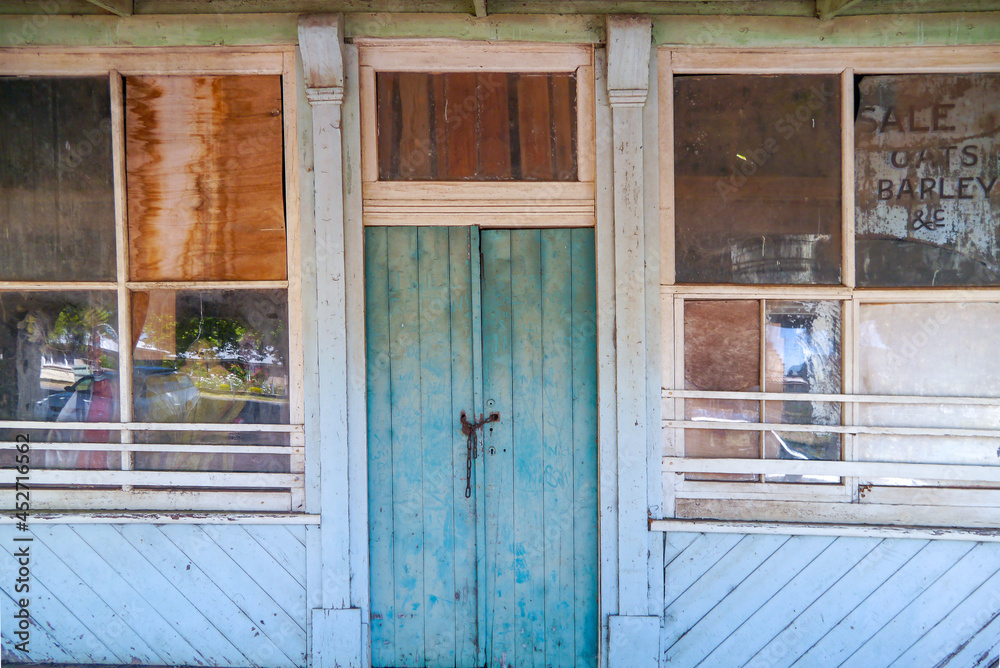 old house front facade and entrance in Penshurst, Australia