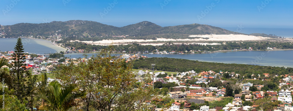 Landscape of Lagoa da Conceição in Florianópolis, Brazil.
