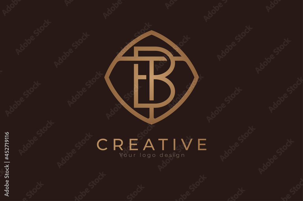 initial letter BT Monogram logo, usable for personal, wedding, branding and business logos, Flat Logo Design Template, vector illustration initial letter BT Monogram logo, usable for personal, wedding, branding and business logos, Flat Logo Design Template, vector illustration