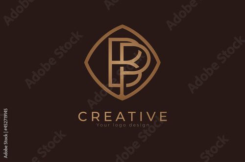 initial letter BP Monogram logo, usable for personal, wedding, branding and business logos, Flat Logo Design Template, vector illustration photo