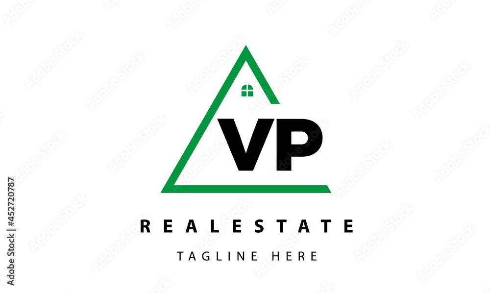 creative real estate VP latter logo vector creative real estate VP latter logo vector