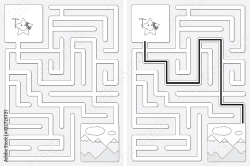 Easy little star maze