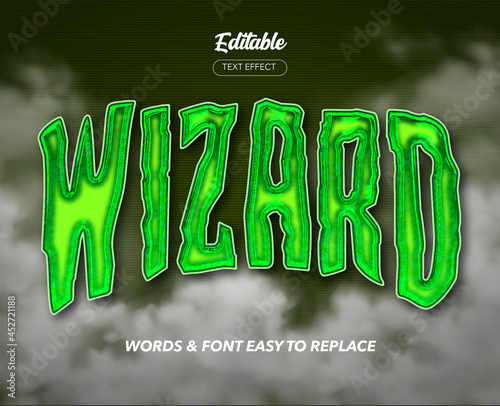 Halloween Theme Style Vector Text Effect
