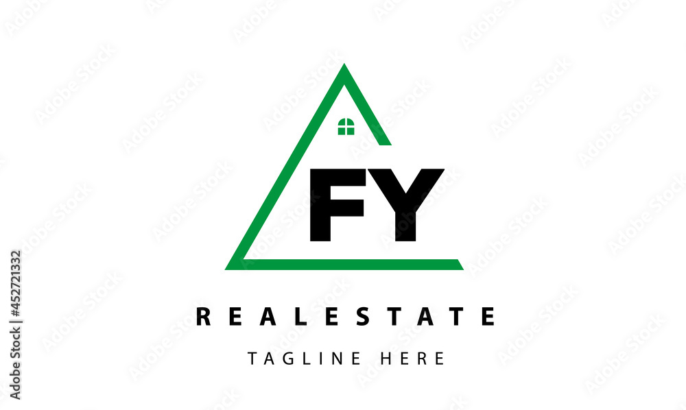 creative real estate FY latter logo vector creative real estate FY latter logo vector