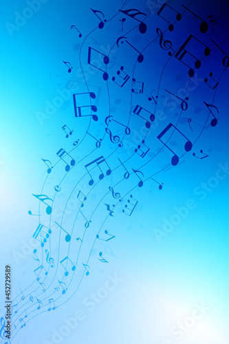 musical notes background 