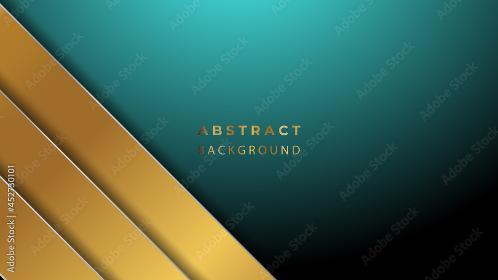 Abstract black and gold lines and shapes background Abstract black and gold lines and shapes background