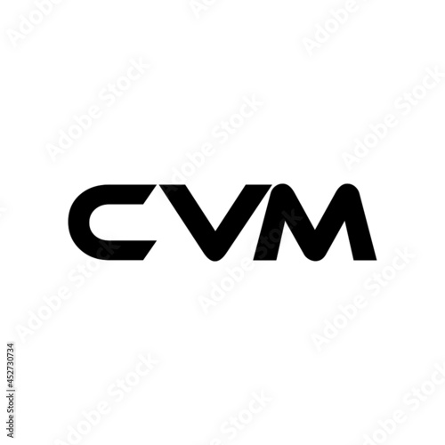 CVM letter logo design with white background in illustrator, vector logo modern alphabet font overlap style. calligraphy designs for logo, Poster, Invitation, etc.