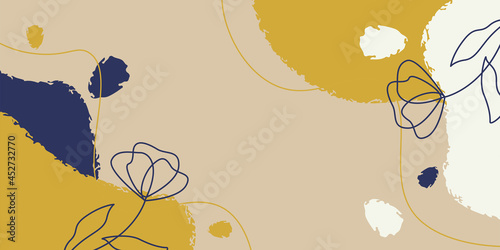 Abstract handrawing background illustration template design photo