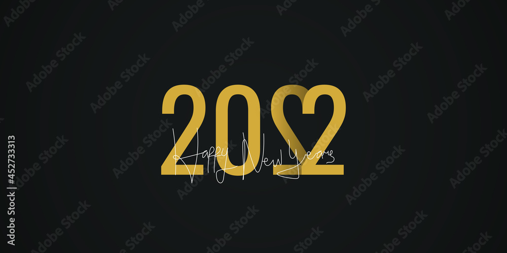 Happy new year 2022 illustration template design Happy new year 2022 illustration template design
