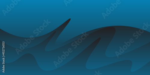Blue fluid background