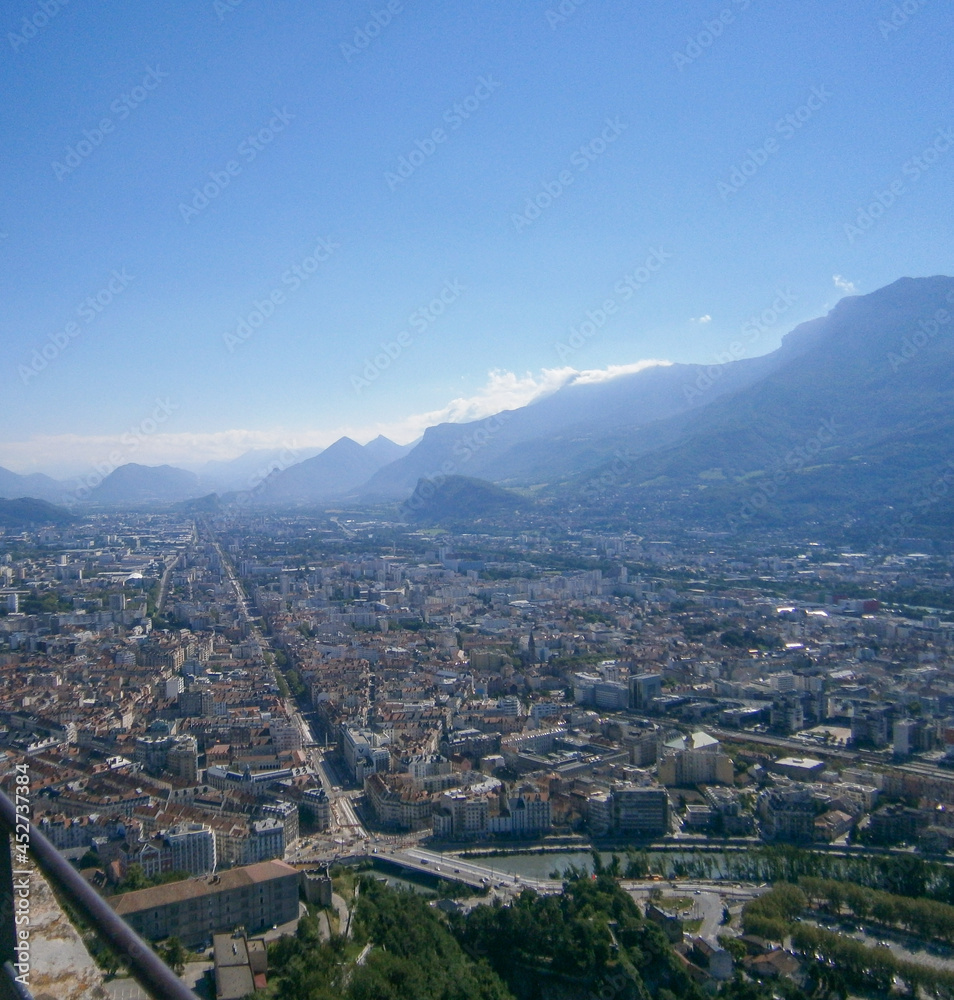 view of the city grenoble