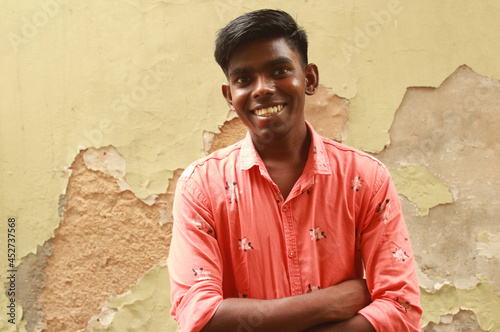Fotografija Portrait of a young Indian smiling man