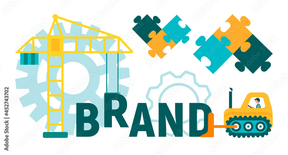 Brand promotion building development teamwork