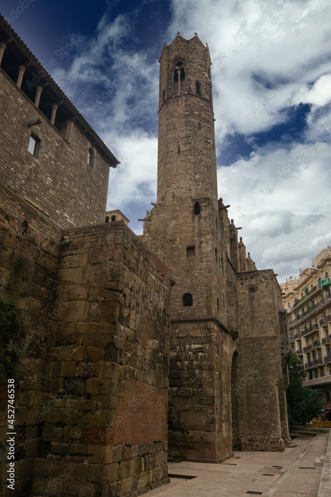 King Martin's Watchtower in Barcelona, Spain