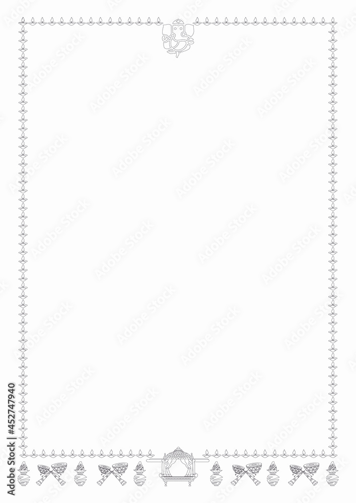 Black frame ornament on a white page. Design for text, invitations, menus, cards, posters etc. illustration. Black frame ornament on a white page. Design for text, invitations, menus, cards, posters etc. illustration.