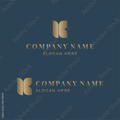 Luxury feminine beauty and boutique logo template