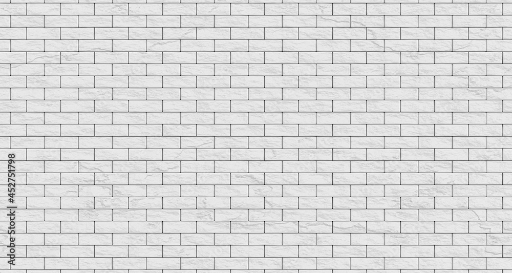 Empty white gray brick wall background, 3d rendering Empty white gray brick wall background, 3d rendering