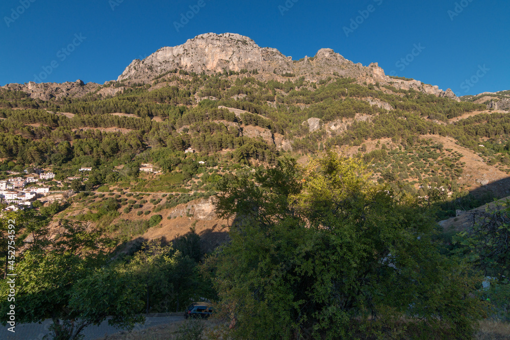 Mountain side in Cazorla range in Andalusia