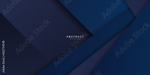 Blue abstract polygon 3d geometric background