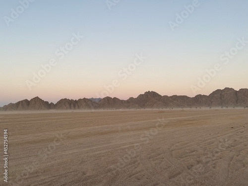 sunset in the Sinai desert