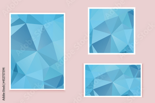abstract textured polygonal background vector. Blurry triangle design. The pattern can be used for the background. 